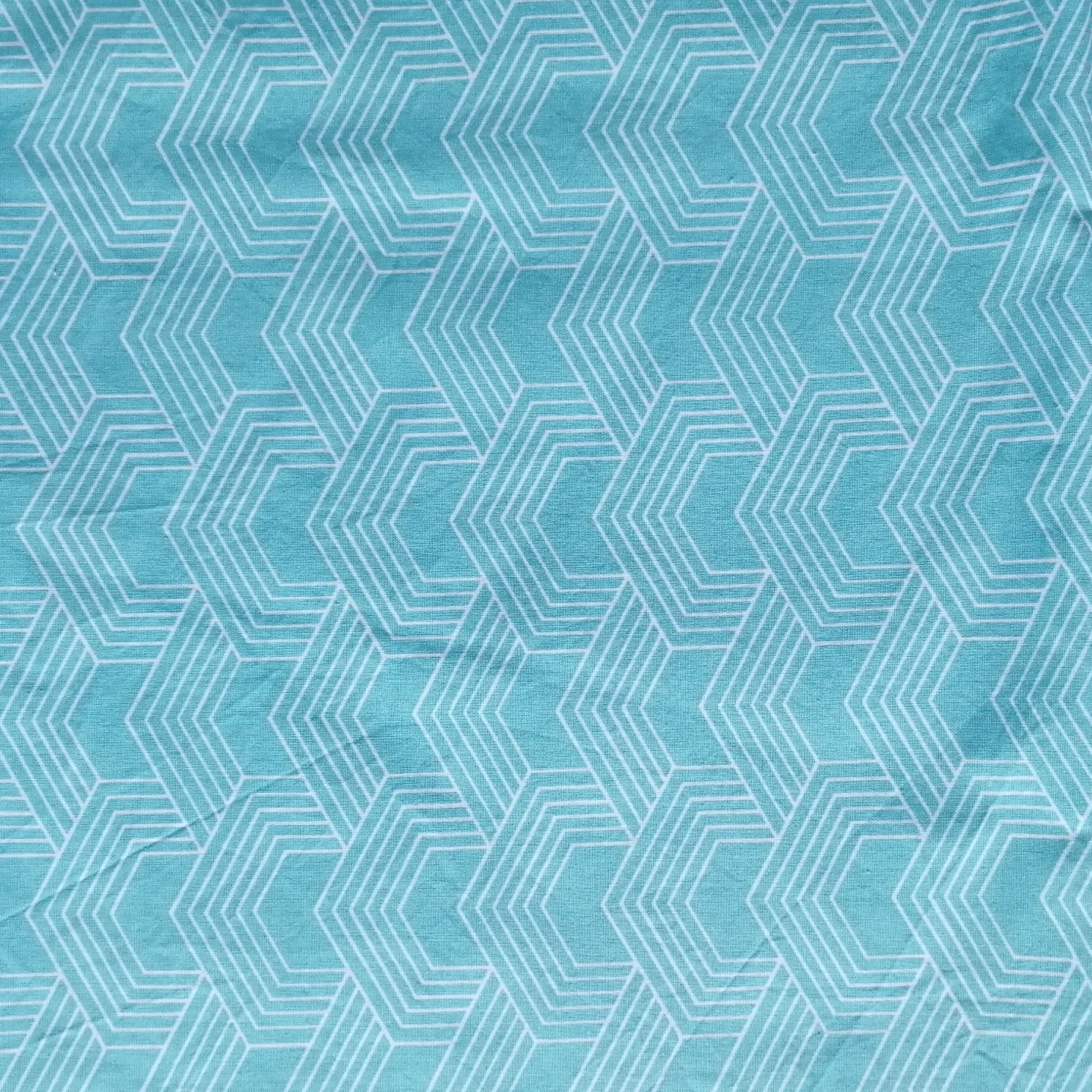 IMP_417 - Géométrique bleu