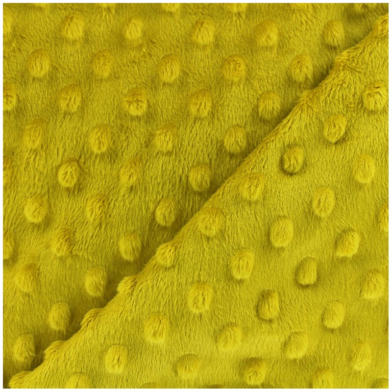 MIN_1105 - Minky gaufré jaune vert