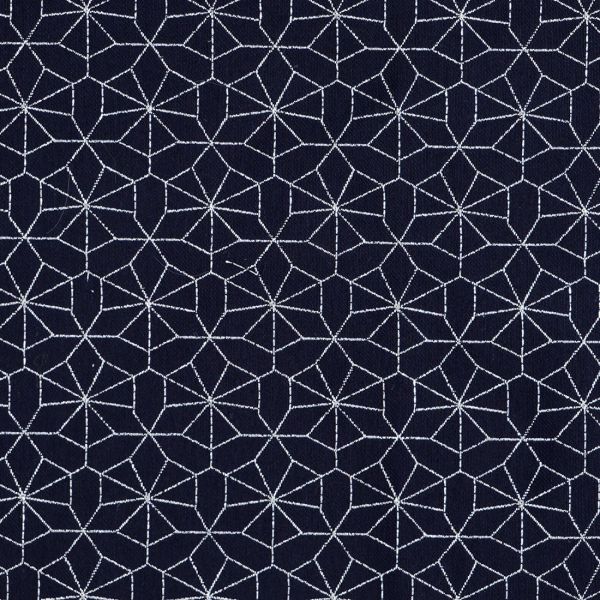 NOEL_1301 - Jacquard marine argenté